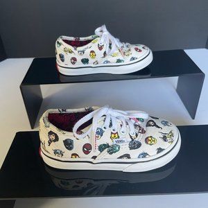 Limited Edition Kid's Vans x Marvel Avengers Unisex Sneakers in White Multicolor
